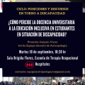 Seminario Posiciones y Discursos en torno a la Discapacidad